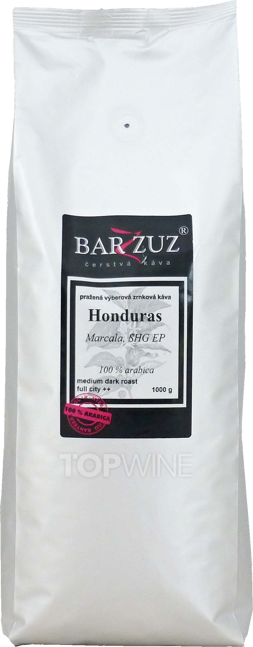 Honduras, Guara Verde, praná,100% arabica,  1000 g | BARZZUZ