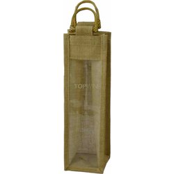 Darčeková taška jutová na 1 fľašu 2.jpg