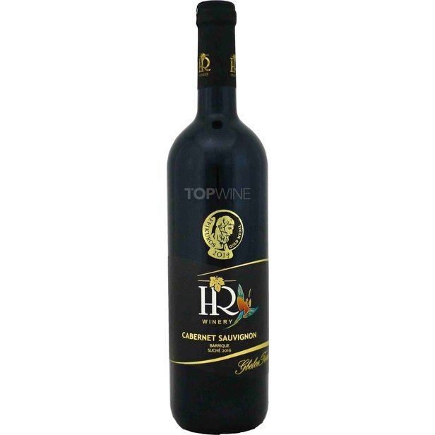 HR Winery Cabernet Sauvignon barrique, r. 2016, výber z hrozna, suché,  0,75 l.jpg