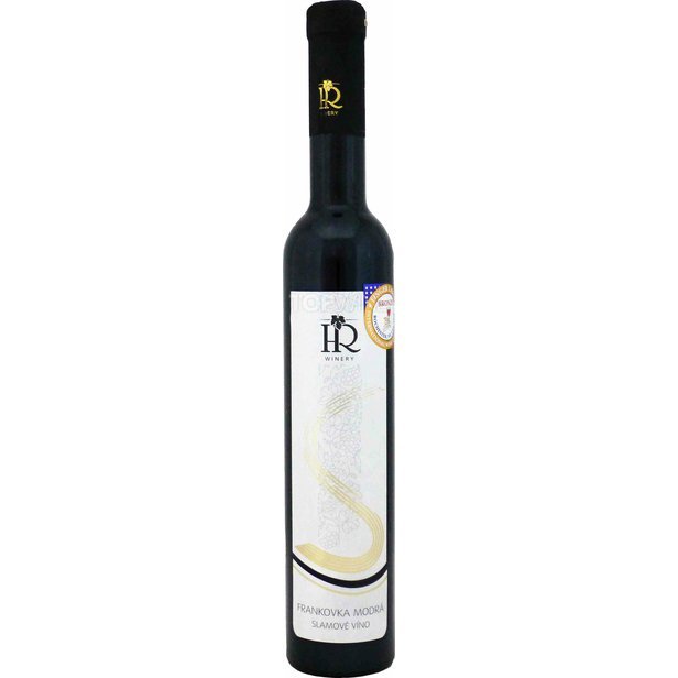 HR Winery Frankovka modrá, r. 2017, slamové víno, D.S.C, sladké,  0,375 l.jpg