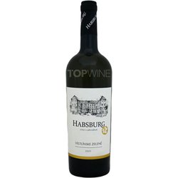 Habsburg - Veltlínske zelené 2021, akostné víno, polosuché, 0,75 l.jpg