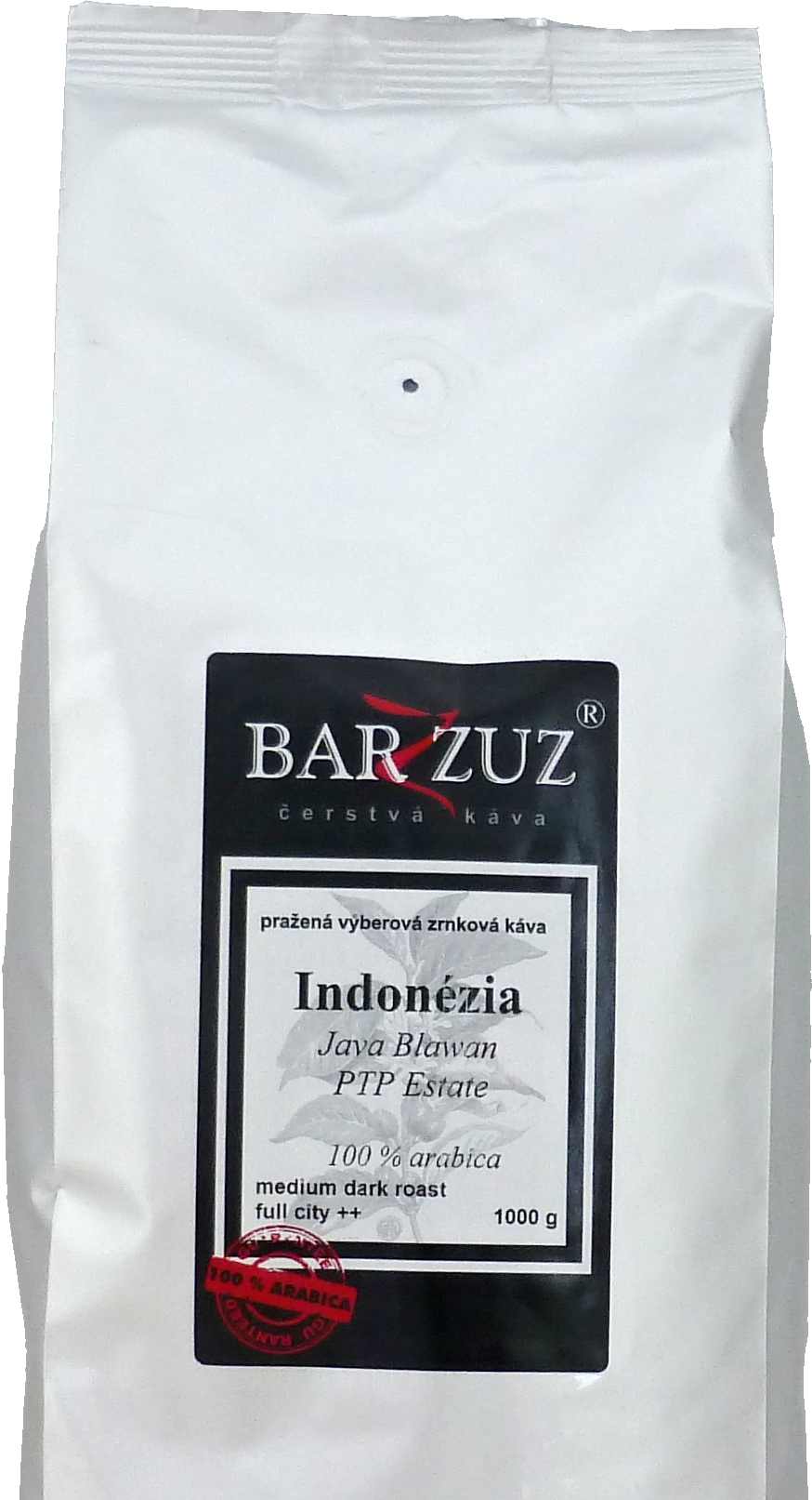 INDONÉZIA Java Blawan , PTP Estate, 100% arabica, 1000 g | BARZZUZ