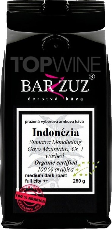 INDONESIA Sumatra Mahdeling D.P. Grade 1, 100% arabica, 250 g | BARZZUZ