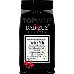Barzzuz - Indonézia, pražená káva - Sumatra Mandheling, Gayo Mountains, Gr. 1, BIO, praná, 250 g.jpg