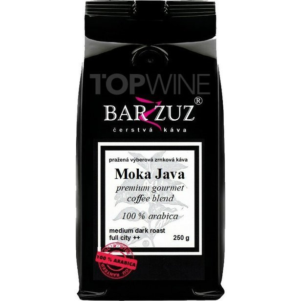 Barzzuz - Moka Java blend, pražená káva, 100 arabika, 250 g.jpg