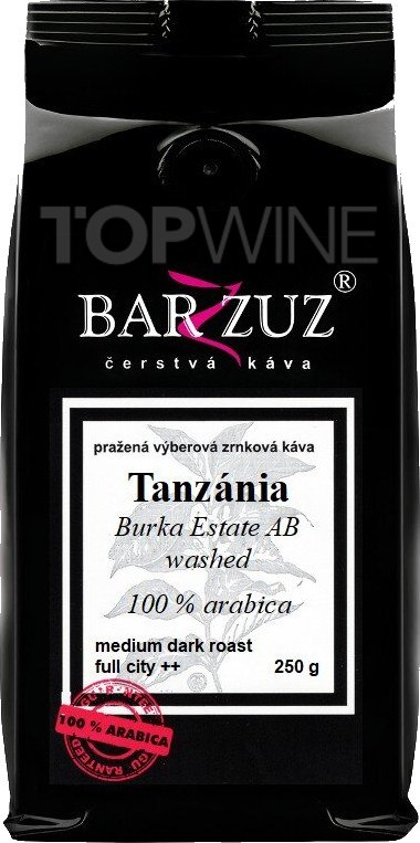 Tanzánia AA Burka Estate, 100% arabica, 250 g | BARZZUZ