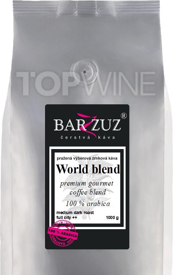 World Blend - premium gourmet coffee blend, 100% arabica, 1000 g | BARZZUZ