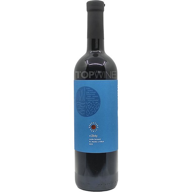 KP - 4 Živly červené 2019, D.S.C., akostné víno, suché, 0,75 l.jpg