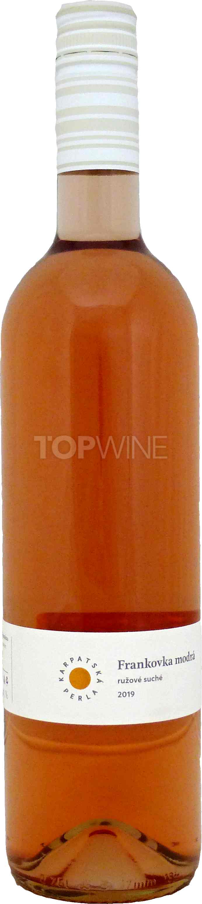 Frankovka modrá rosé, r. 2019, D.S.C., akostné víno, suché, 0,75 l KARPATSKÁ PERLA