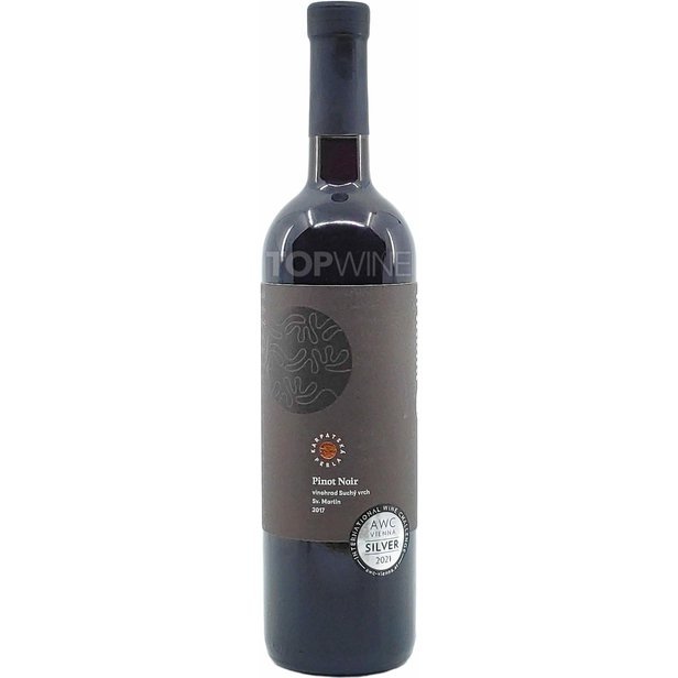 Karpatská perla Pinot noir 2017, D.S.C., akostné víno, suché, 0,75 l.jpg