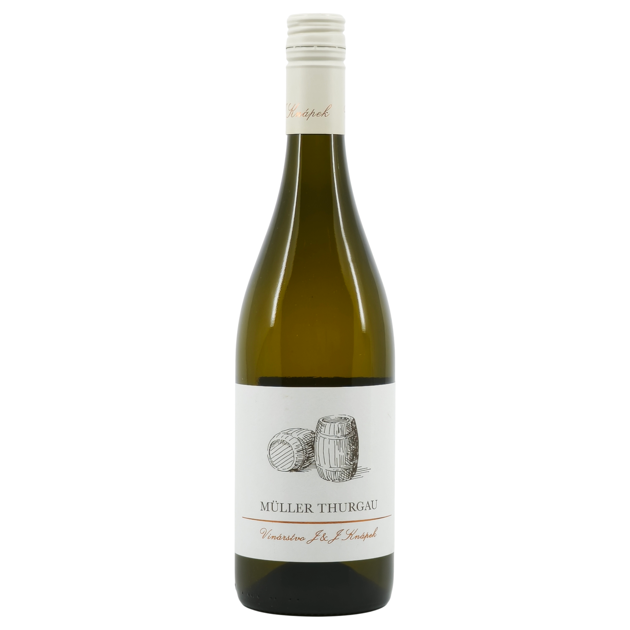 Muller Thurgau 2024, akostné víno, suché, 0,75 l Vinárstvo J&J Knápek