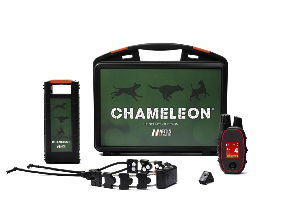 Elektronický obojok CHAMELEON® III B & K9 & FINGER KICK - Large (pre psy s obvodom krku nad 35 cm)