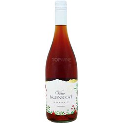 Brusnicové víno - limitovaná edícia, značkové ovocné víno, sladké, 0,75 l.jpg