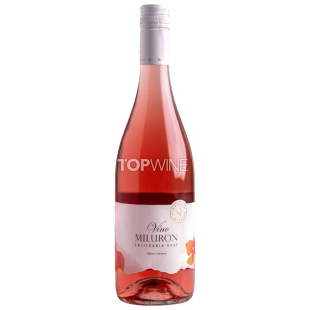 California rosé, výber z hrozna, 0,75 l Miluron.jpg