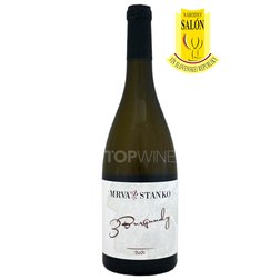 3 Burgundy 2021, akostné značkové víno, suché, 0,75 l Mrva & Stanko