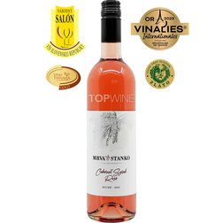 Cabernet Syrah rosé 2022, akostné víno, suché, 0,75 l Mrva & Stanko