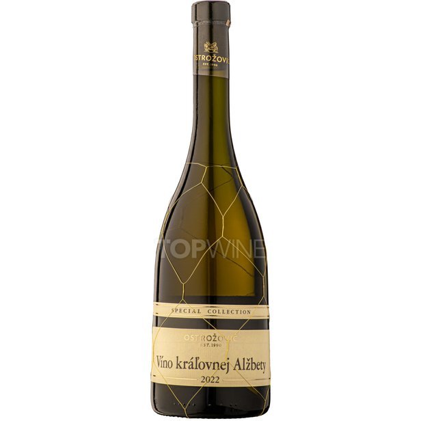 OSTROŽOVIČ - Víno Kráľovnej  Alžbety, r. 2022, výber z hrozna, polosuché, Special collection, 0,75 l.jpg