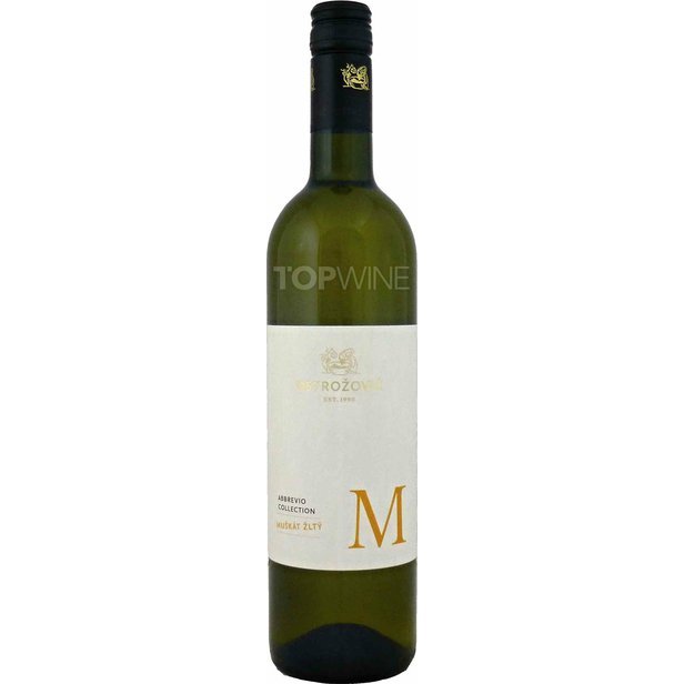 Ostrožovič Muškát žltý Abbrevio 2015, polosuché, 0,75 l.jpg