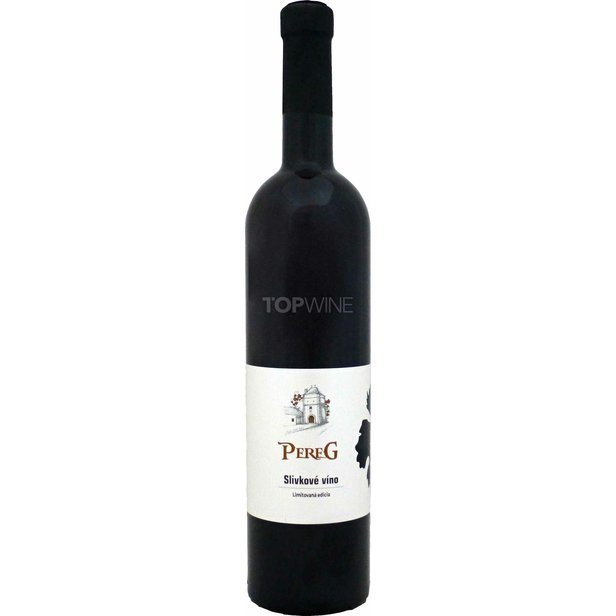 PEREG Slivkové víno - limitovaná edícia, značkové ovocné víno, 0,75 l.jpg