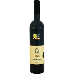 Cuvée čierny Pereg, značkové ovocné víno, 0,75 l PEREG