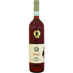 Rubinus - rosé z čiernych ríbezlí, ovocné víno, 0,75 l PEREG