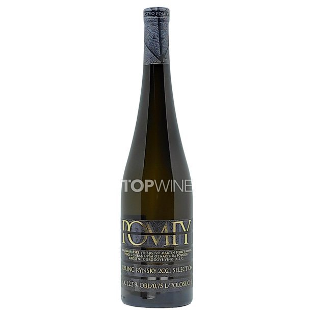 POMFY - Rizling rýnsky Special Selection, r. 2021, akostné víno, D.S.C., polosuché, 0,75 l.jpg