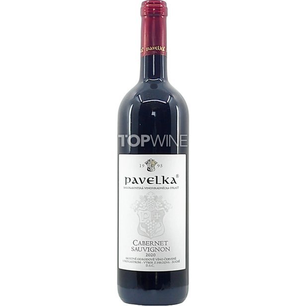 Pavelka a syn Cabernet Sauvignon 2020, výber z hrozna, suché, 0,75 l.jpg