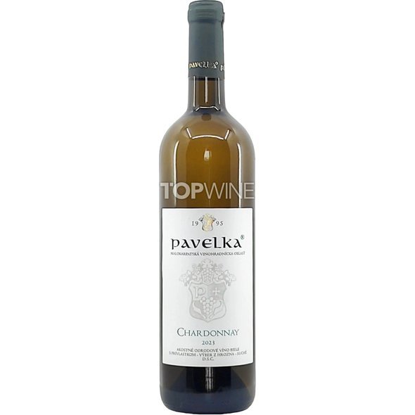 Pavelka a syn Chardonnay 2023, výber z hrozna, suché, 0,75 l.jpg