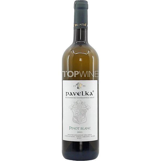 Pavelka a syn Pinot blanc 2023, výber z hrozna, suché, 0,75 l.jpg