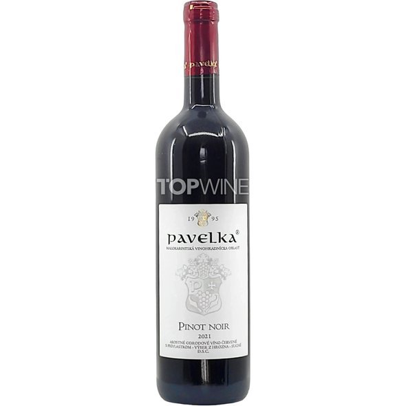 Pavelka a syn Pinot noir 2021, výber z hrozna, suché, 0,75 l.jpg