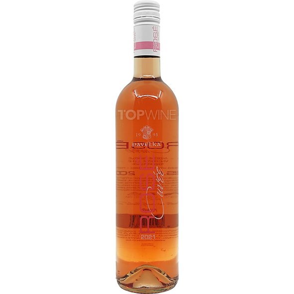 Pavelka a syn Rosé cuvée 2021, D.S.C., akostné víno, suché, 0,75 l.jpg