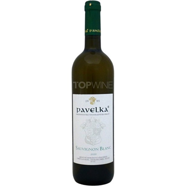 Pavelka a syn Sauvignon blanc 2020, neskorý zber, suché, 0,75 l.jpg
