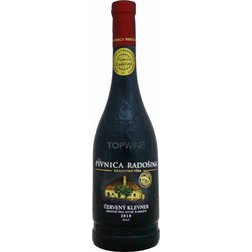 Červený Klevner barrique, r. 2018, D.S.C., akostné víno, suché, 0,75 l Pivnica Radošina