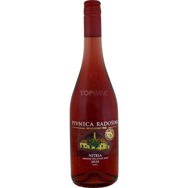 Pivnica Radošina - Nitria rosé, r. 2020, D.S.C., akostné víno, suché, 0,75 l.jpg