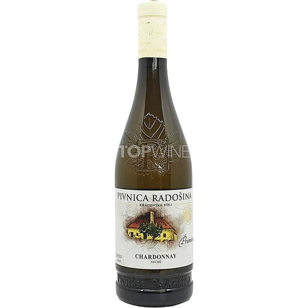 Pivnica Radošina Chardonnay PRÉMIUM, r. 2021, D.S.C., výber z hrozna, suché, 0,75 l.jpg