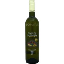 Rulandské šedé, r. 2022, akostné víno, suché, 0,75 l Pivnica Radošina