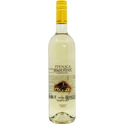 Radošina - Muškát moravský, r. 2022, akostné víno, polosladké, 0,75 l.jpg
