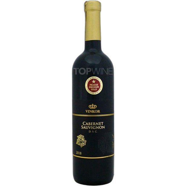 VINKOR Cabernet Sauvignon 2018, D.S.C., akostné víno, suché, 0,75 l.jpg