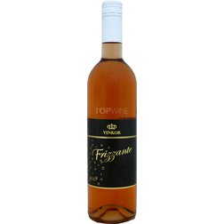 Frizzante rosé, r. 2019, sýtené víno, polosladké, 0,75 l VINKOR