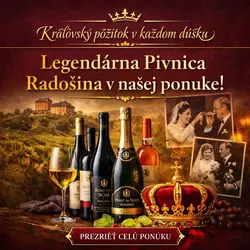 👑 Kráľovský pôžitok v každom dúšku: Legendárna Pivnica Radošina prichádza do našej ponuky!